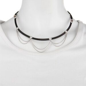 Charriol Elegant Black and Silver Necklace